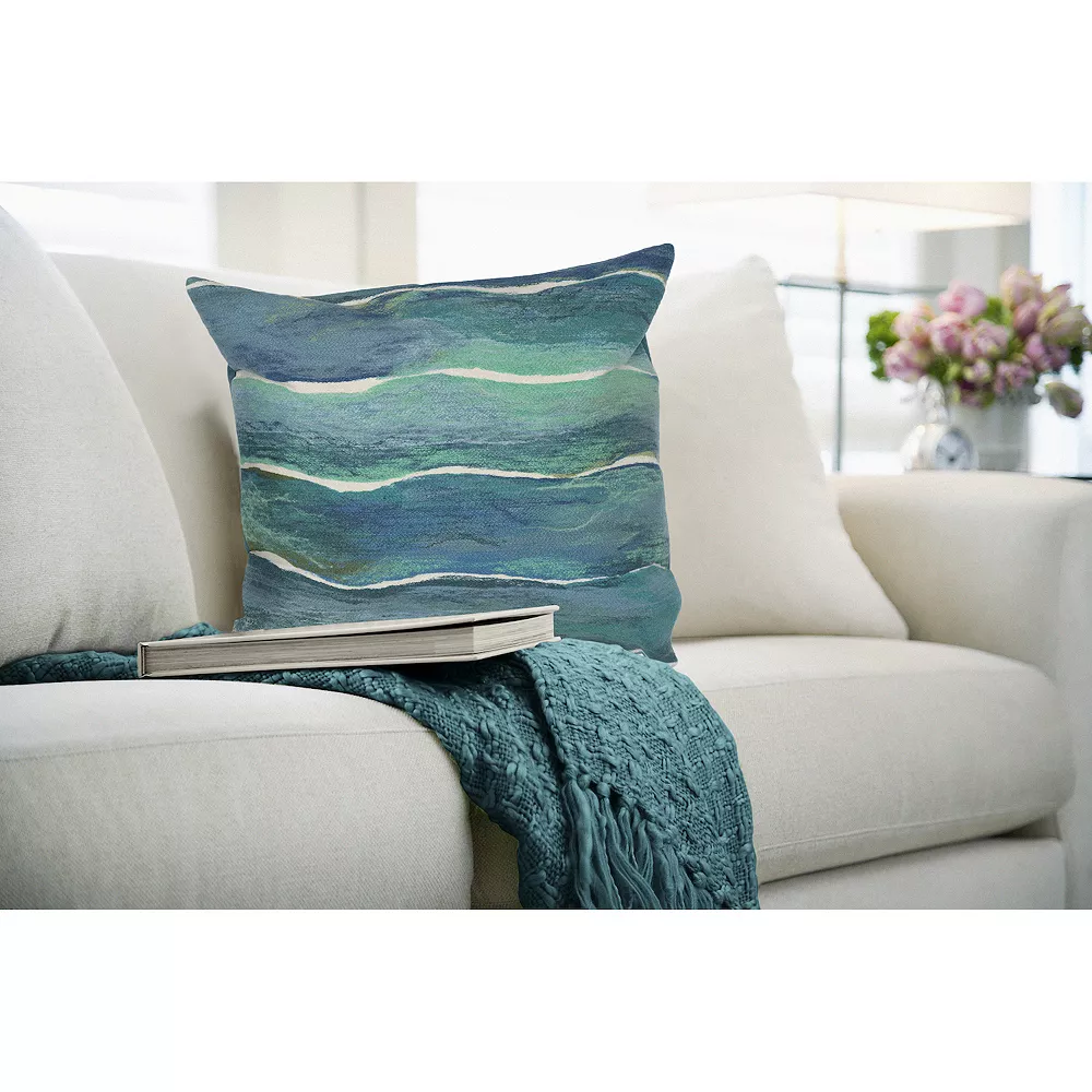 Liora Manne Visions IV Swell Indoor/Outdoor Pillow 6 Liora Manne Visions IV Swell Indoor/Outdoor Pillow - Image 4
