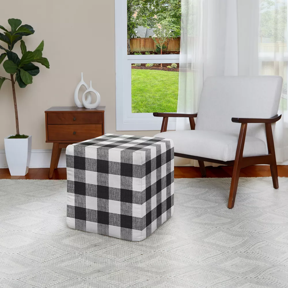 Sorra Home Indoor/Outdoor Foam Pouf - Anderson Matte 4 Sorra Home Indoor/Outdoor Foam Pouf - Anderson Matte - Image 2