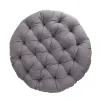 Sorra Home Suede Round Papasan Cushion -Safavieh Store 6168600 Gray