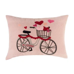 C&F Home Bicycle Valentine's Day Throw Pillow