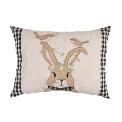 C&F Home Birds & Bunny Easter Throw Pillow