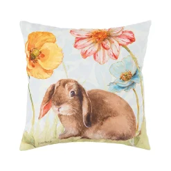 C&F Home Floppy Ear Bunny Easter Indoor/Outdoor Throw Pillow