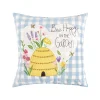 C&F Home Bee Happy In Garden Throw Pillow
