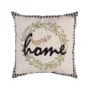 C&F Home Home Wreath Throw Pillow