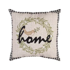 C&F Home Home Wreath Throw Pillow