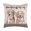 C&F Home When Life Is Ruff Hug A Dog Throw Pillow -Safavieh Store 6171324