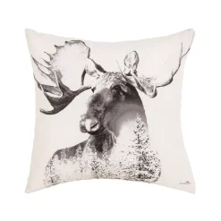 C&F Home Moose Forest Wildlife Indoor/Outdoor Throw Pillow