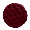 Sorra Home Indoor Round Papasan Cushion -Safavieh Store 6172886 Burgundy