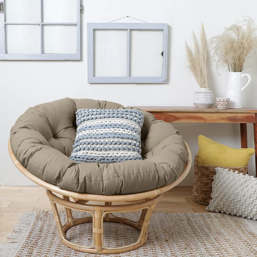 Sorra Home Indoor Round Papasan Cushion 4 Sorra Home Indoor Round Papasan Cushion - Image 2