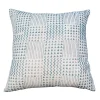 Benzara 18 X 18 Handcrafted Square Cotton Accent Throw Pillow, Aztec Minimalistic Print, Blue, White 1 Benzara 18 X 18 Handcrafted Square Cotton Accent Throw Pillow, Aztec Minimalistic Print, Blue, White -Safavieh Store 6193166