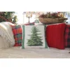 Golden Hill Studio 18" Vintage Pine Tree Throw Pillow W/insert