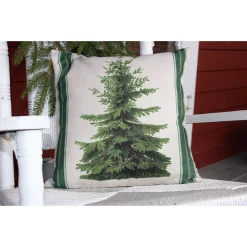 Golden Hill Studio 18" Vintage Pine Tree Throw Pillow W/insert -Safavieh Store 6195153 ALT