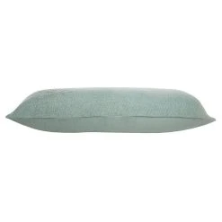 Laddha Home Designs 36" Silver And Green Handmade Pirched Bird Rectangular Lumbar Pillow -Safavieh Store 6203484 ALT