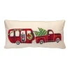 Christmas Central Truck And Camper Pillow 22"L X 9"H Cotton -Safavieh Store 6203653