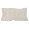 Avon 22" White Knitted Pillow Sweater Style Rectangular Pillow Cover 2 Avon 22" White Knitted Pillow Sweater Style Rectangular Pillow Cover -Safavieh Store 6203779
