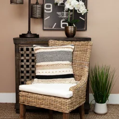 Nassau Collection 17.75" Beige Transitional Throe Pillow 6 Nassau Collection 17.75" Beige Transitional Throe Pillow -Safavieh Store 6203851 ALT