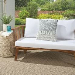 Mina Victory Gradual Dots Textured Outdoor Throw Pillow -Safavieh Store 6214922 ALT3