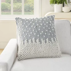 Mina Victory Gradual Dots Textured Outdoor Throw Pillow -Safavieh Store 6214922 ALT4