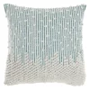 Mina Victory Gradual Dots Textured Outdoor Throw Pillow -Safavieh Store 6214922 Turquoise