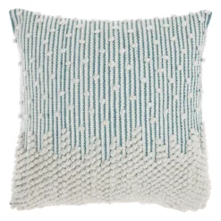 Mina Victory Gradual Dots Textured Outdoor Throw Pillow