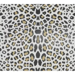 Mina Victory Leopard White Black Outdoor Throw Pillow -Safavieh Store 6214929 ALT2