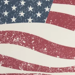 Mina Victory Wavy American Flag Reversible Stars Outdoor Throw Pillow -Safavieh Store 6214934 ALT2