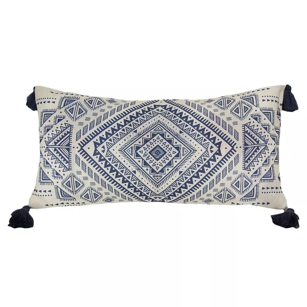 Donna Sharp Tempe Line Tasseled Decorative Pillow 3 Donna Sharp Tempe Line Tasseled Decorative Pillow