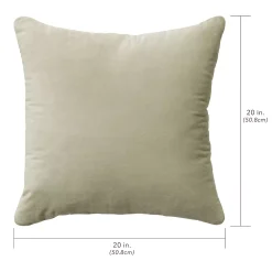 MDesign Nate Home By Nate Berkus Cotton Velvet Throw Pillow -Safavieh Store 6227696 ALT3