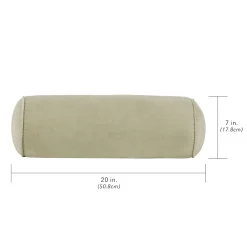 MDesign Nate Home By Nate Berkus Cotton Velvet Bolster -Safavieh Store 6227718 ALT3