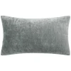 PiccoCasa Soft Chenille Throw Pillow Covers Water Repellent For Sofa 12"x20" -Safavieh Store 6239338 Light Gray