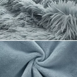 PiccoCasa Fluff Plush Soft Throw Pillow Cover Mongolian Luxury Pillow Case 24"x24" 8 PiccoCasa Fluff Plush Soft Throw Pillow Cover Mongolian Luxury Pillow Case 24"x24" -Safavieh Store 6239839 ALT2
