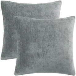 PiccoCasa Set Of 2 Soft Water Repellent Throw Pillow Covers 20"x20"