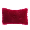 PiccoCasa Faux Fur Fluff Throw Pillow Cover For Sofa Couch 12"x20"