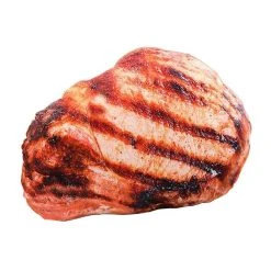 Panda Superstore 3D Simulation Pork Chops Pillow Food Shape Back Cushion Plush Stuffed Toy